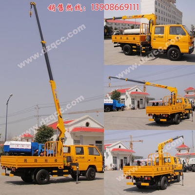 江铃2吨至4吨随车起重运输车 高效多能的移动装卸解决方案